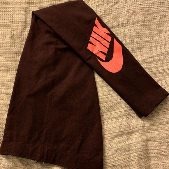 Nike Pants - Nike Maroon Logo Leggings